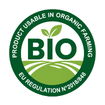BIO logo – Product usable in organic farming, EU Regulation N°2018/848